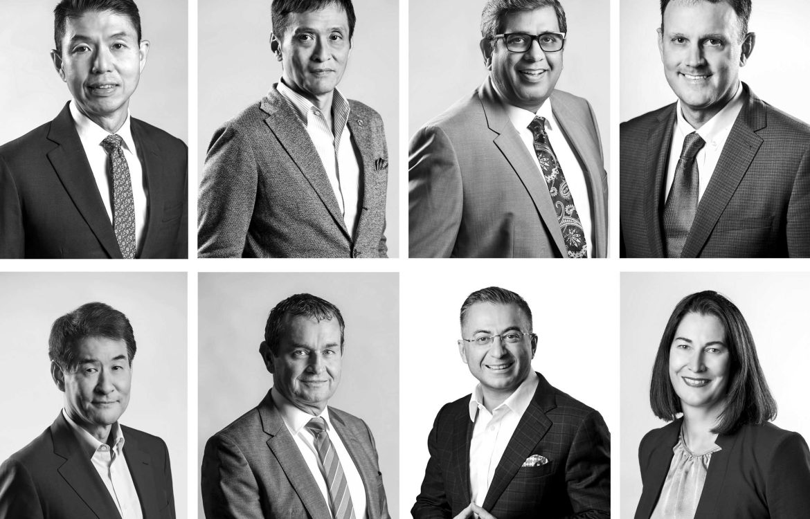 Black and White Corporate Headshot
