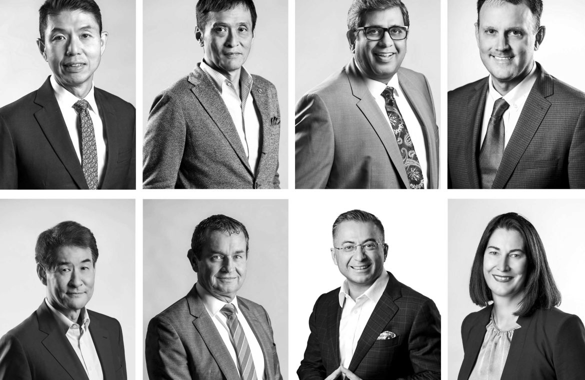 Black and White Corporate Headshot
