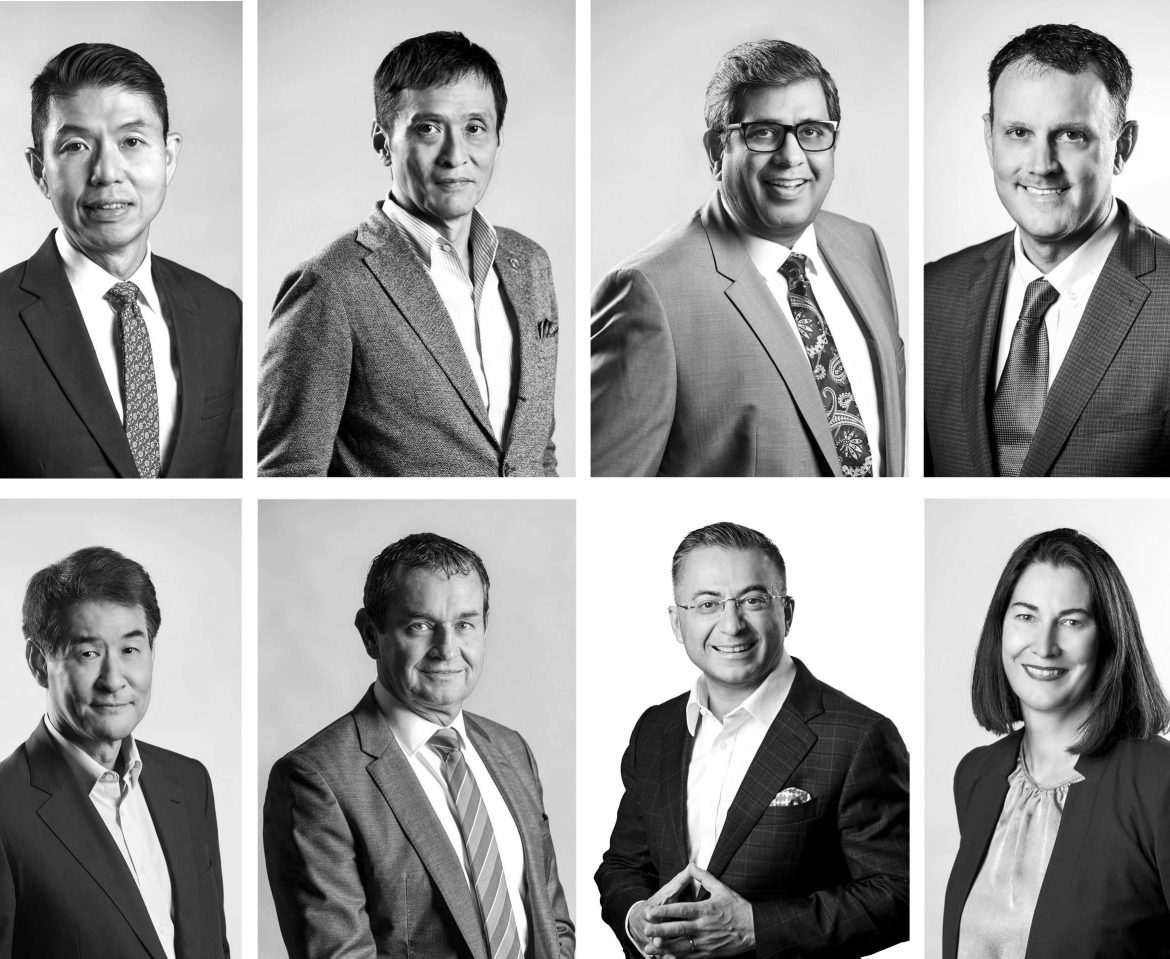 Black and White Corporate Headshot