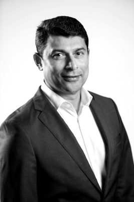 Stylish and classic black and white corporate headshots for senior executives