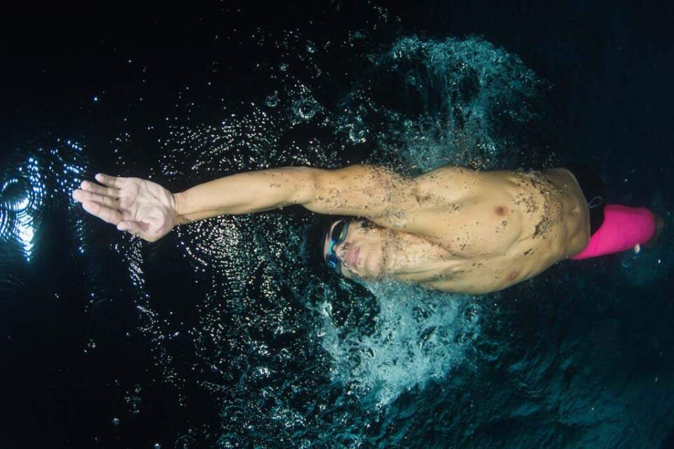 Singapore commercial videography. Action sports photography of underwater para athleteSports portraits of para athlete, sportsmen — underwater photography singapore