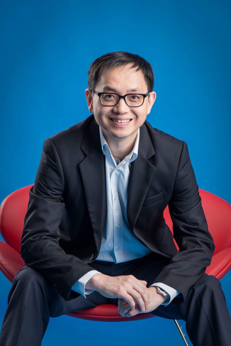 Executive portrait photographer Singapore — John Lin, Vice President and CEO eBay Greater China, studio portrait