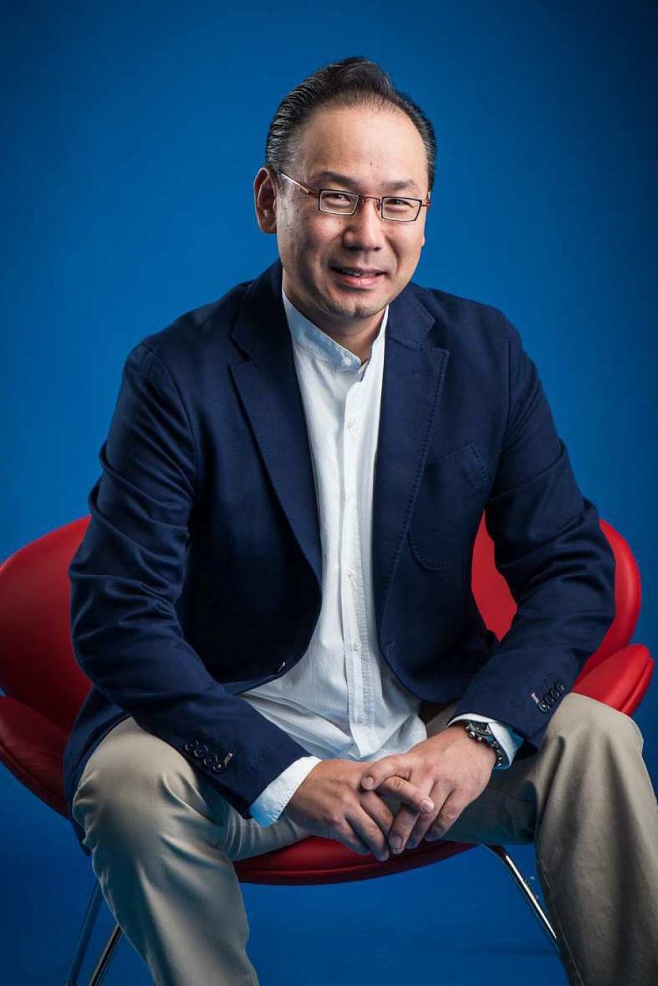Studio setup for Ebay Corporate portrait photography services